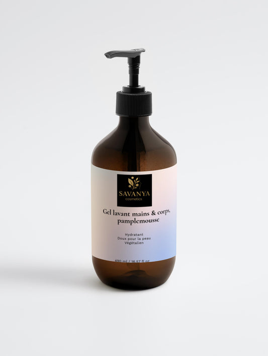 Gel lavant mains & corps,  pamplemousse