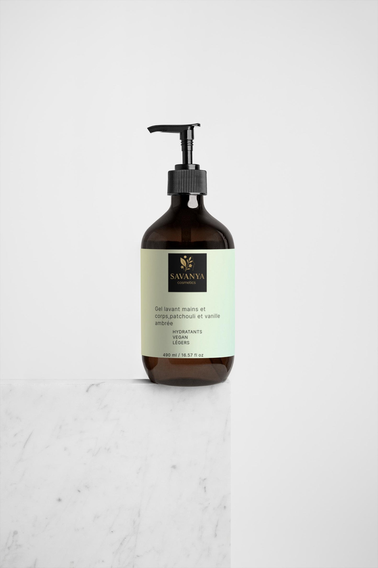 Gel lavant mains & corps, Patchouli & Amber Vanilla