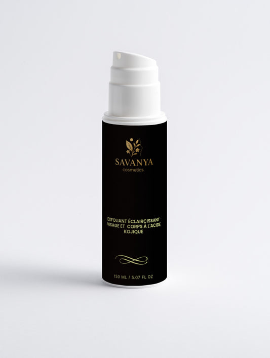 Exfoliant éclaircissant pour le visage et le corps à l'acide kojique