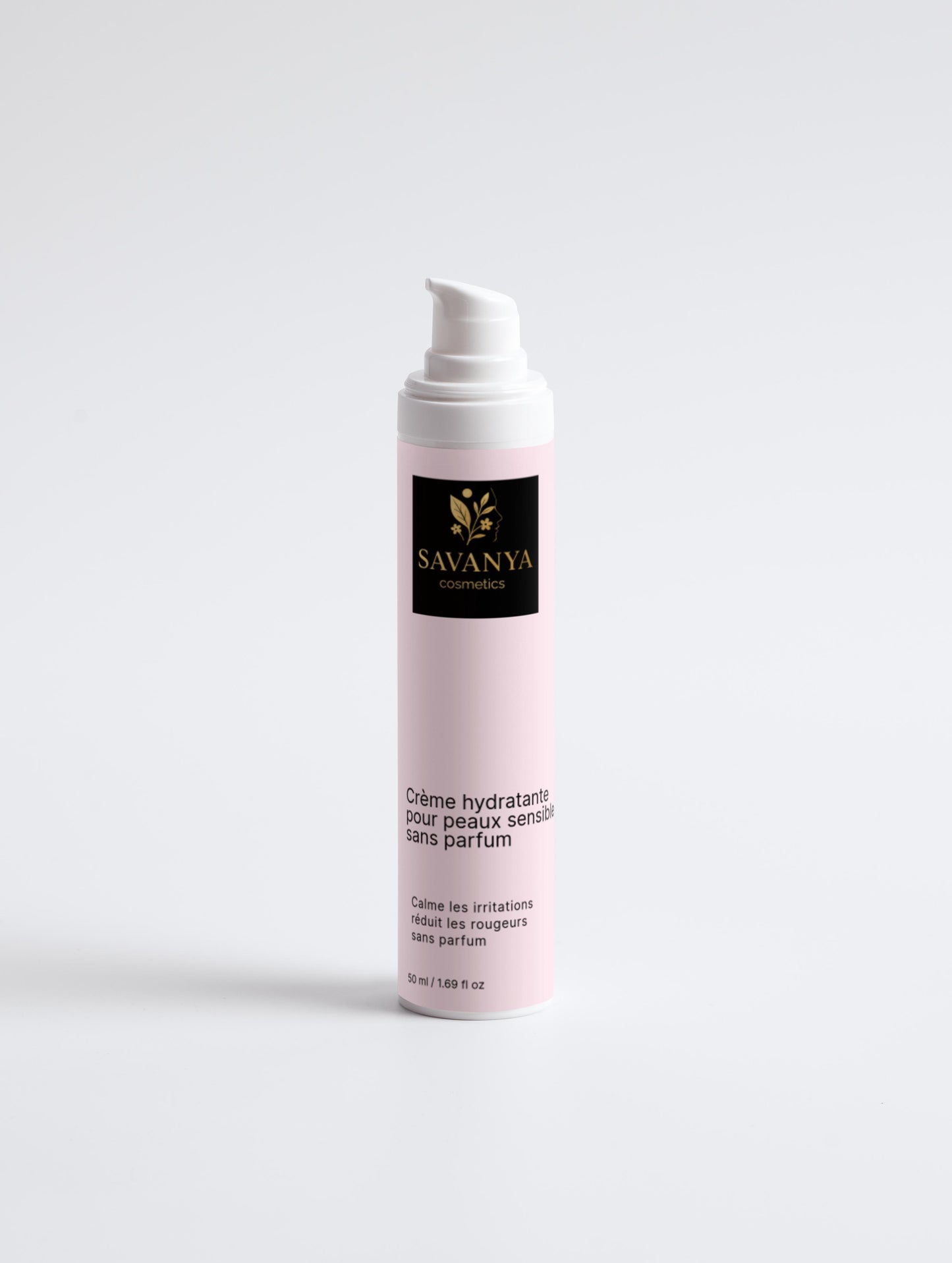 Crème hydratante pour peaux sensibles, sans parfum
