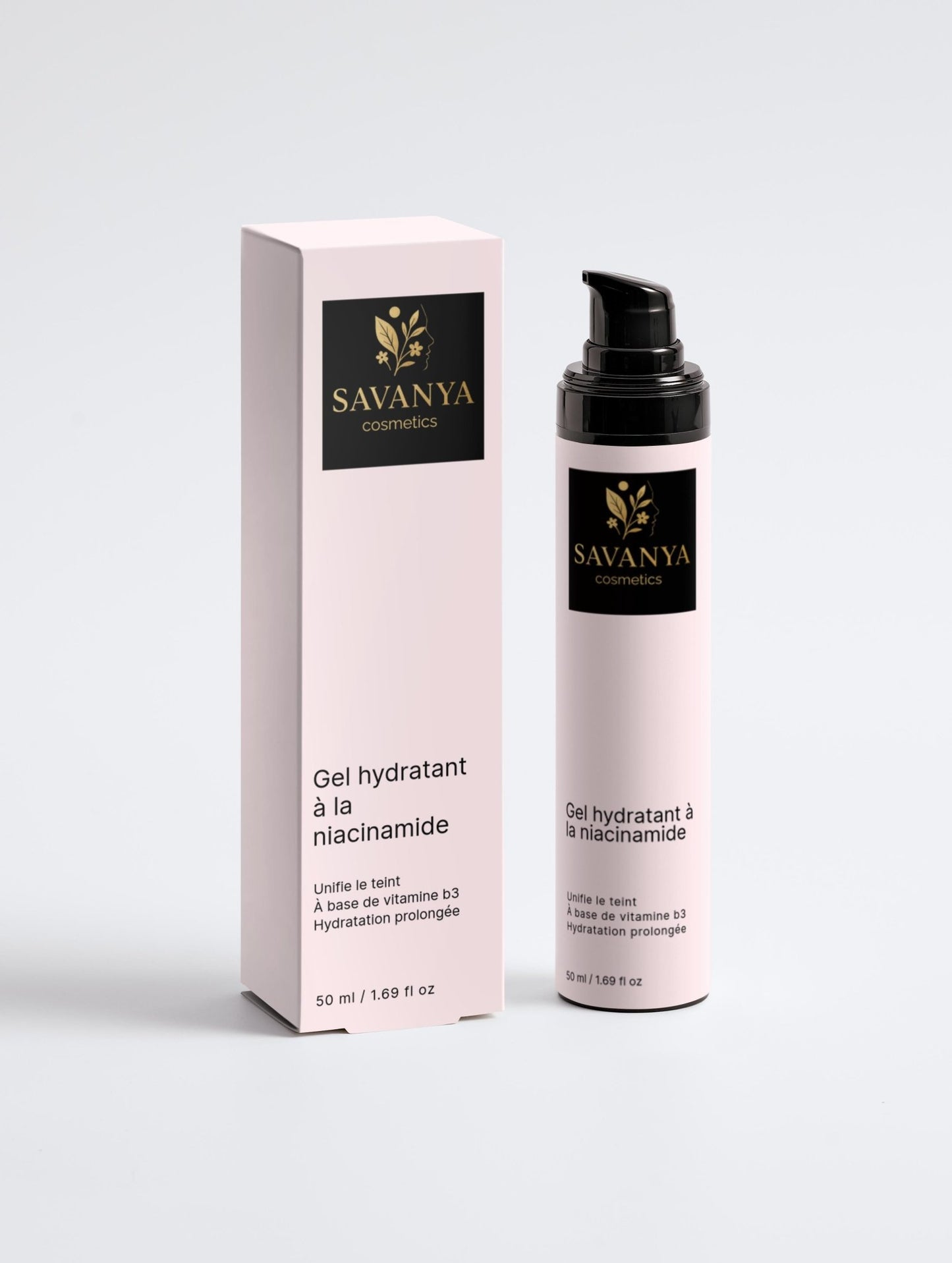 Gel hydratant à la niacinamide - Savanya cosmetics