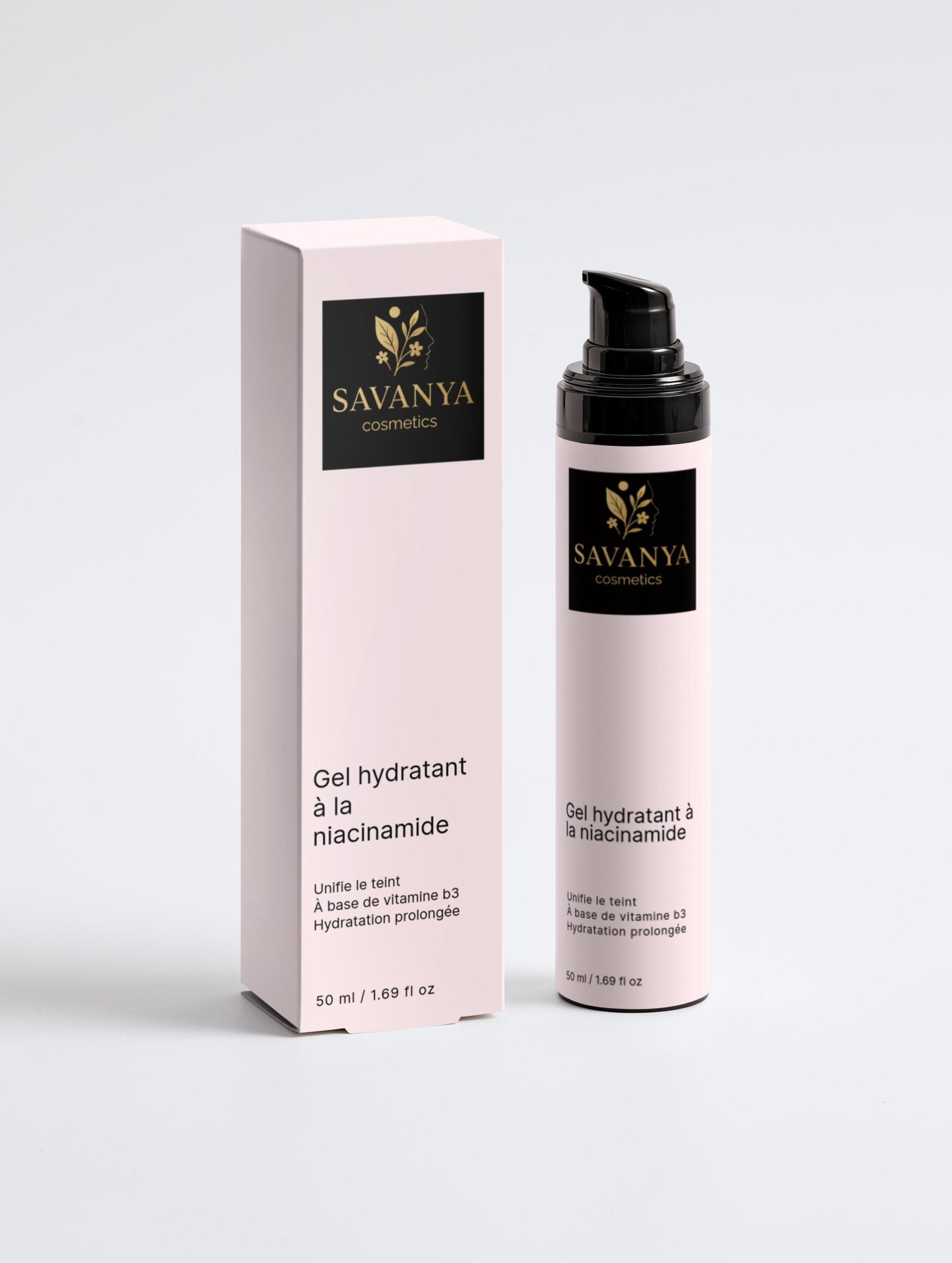 Gel hydratant à la niacinamide - Savanya cosmetics